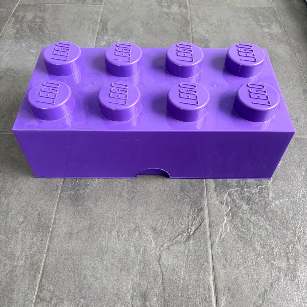 LEGO Purple Storage Block - hard to find color!